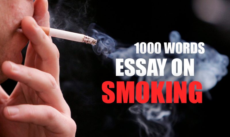 recommendation about smoking essay